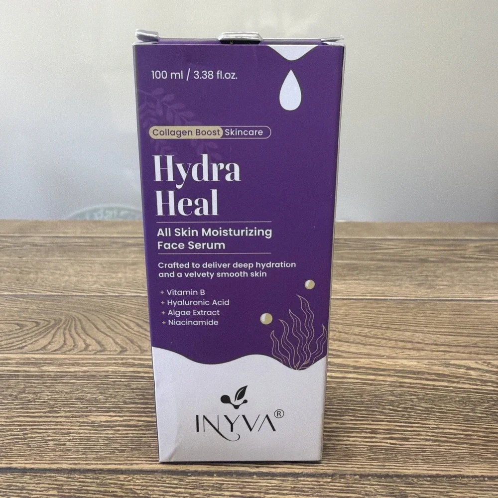 Hydra Heal All Skin Moisturizing Face Serum For Velvety Smooth Skin Vit B